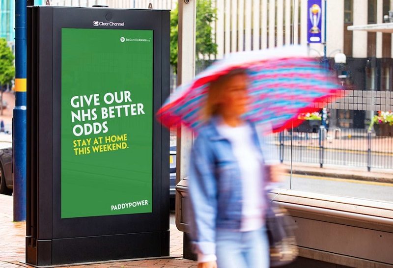 Paddy Power OOH 1 външна реклама