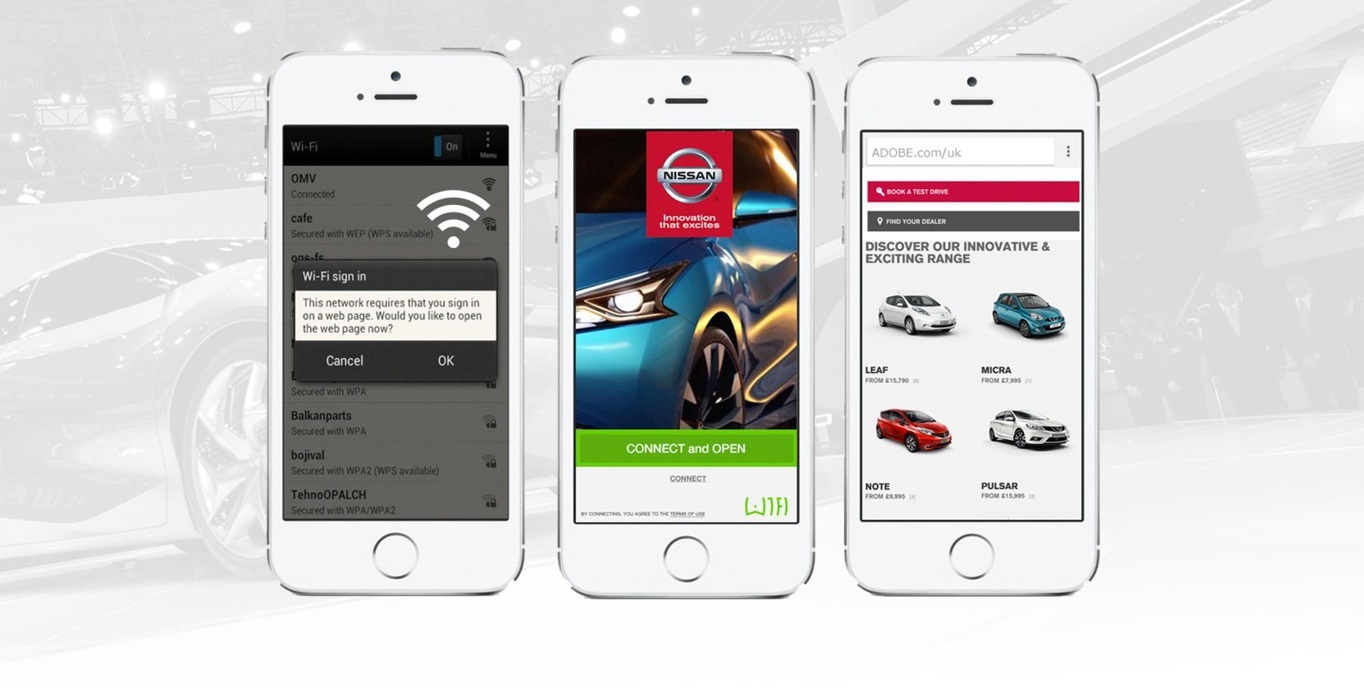 Digitas Nissan W1Fi wifi advert